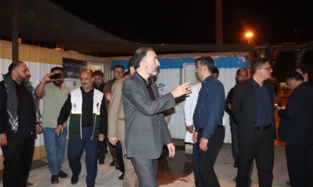 بازدید معاون پشتیبانی و توسعه منابع انسانی وزارت تعاون، کار و رفاه اجتماعی از موکب درمانی تامین اجتماعی در پایانه مرزی چذابه بازدید معاون پشتیبانی و توسعه منابع انسانی وزارت تعاون، کار و رفاه اجتماعی از موکب درمانی تامین اجتماعی در پایانه مرزی چذابه