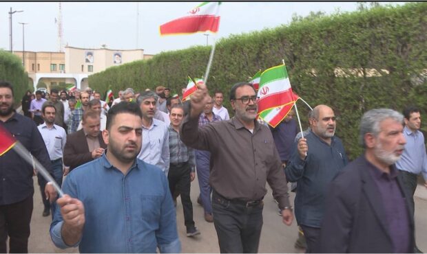 اعلام همبستگی کارکنان صداوسیمای خوزستان با مظلومان فلسطین اعلام همبستگی کارکنان صداوسیمای خوزستان با مظلومان فلسطین