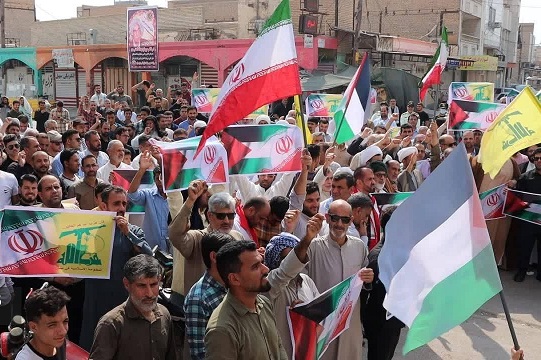 برگزاری راهپیمایی باشکوه حمایت از مردم مظلوم فلسطین در خوزستان برگزاری راهپیمایی باشکوه حمایت از مردم مظلوم فلسطین در خوزستان