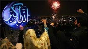 در شب یوم الله ۲۲ بهمن، طنین نوای الله اکبر و نور افشانی آسمان خوزستان در شب یوم الله ۲۲ بهمن، طنین نوای الله اکبر و نور افشانی آسمان خوزستان