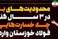 محدودیتهای برق در ۳ سال گذشته چه خسارتهایی به فولاد خوزستان وارد کرد؟ محدودیتهای برق در ۳ سال گذشته چه خسارتهایی به فولاد خوزستان وارد کرد؟