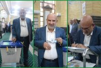 مدیرعامل توسعه نیشکر رأی خود را به صندوق انداخت مدیرعامل توسعه نیشکر رأی خود را به صندوق انداخت