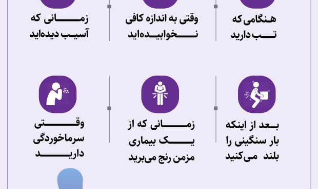 چه زمانی نباید ورزش کرد چه زمانی نباید ورزش کرد