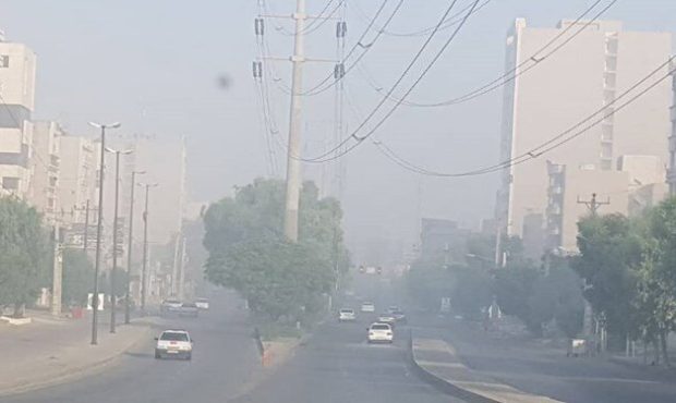 امروز ۲۷ مرداد، آلودگی هوا در ۴ شهر خوزستان